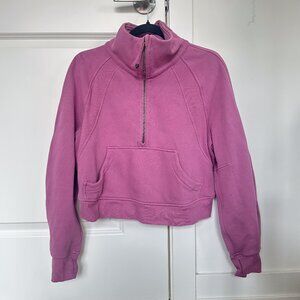 Lululemon Scuba Oversized Funnel Neck Half Zip | Velvet Dust | XS/S